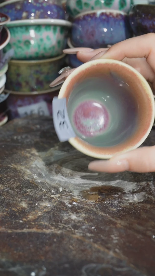 摆件精品窑变钧瓷茶器