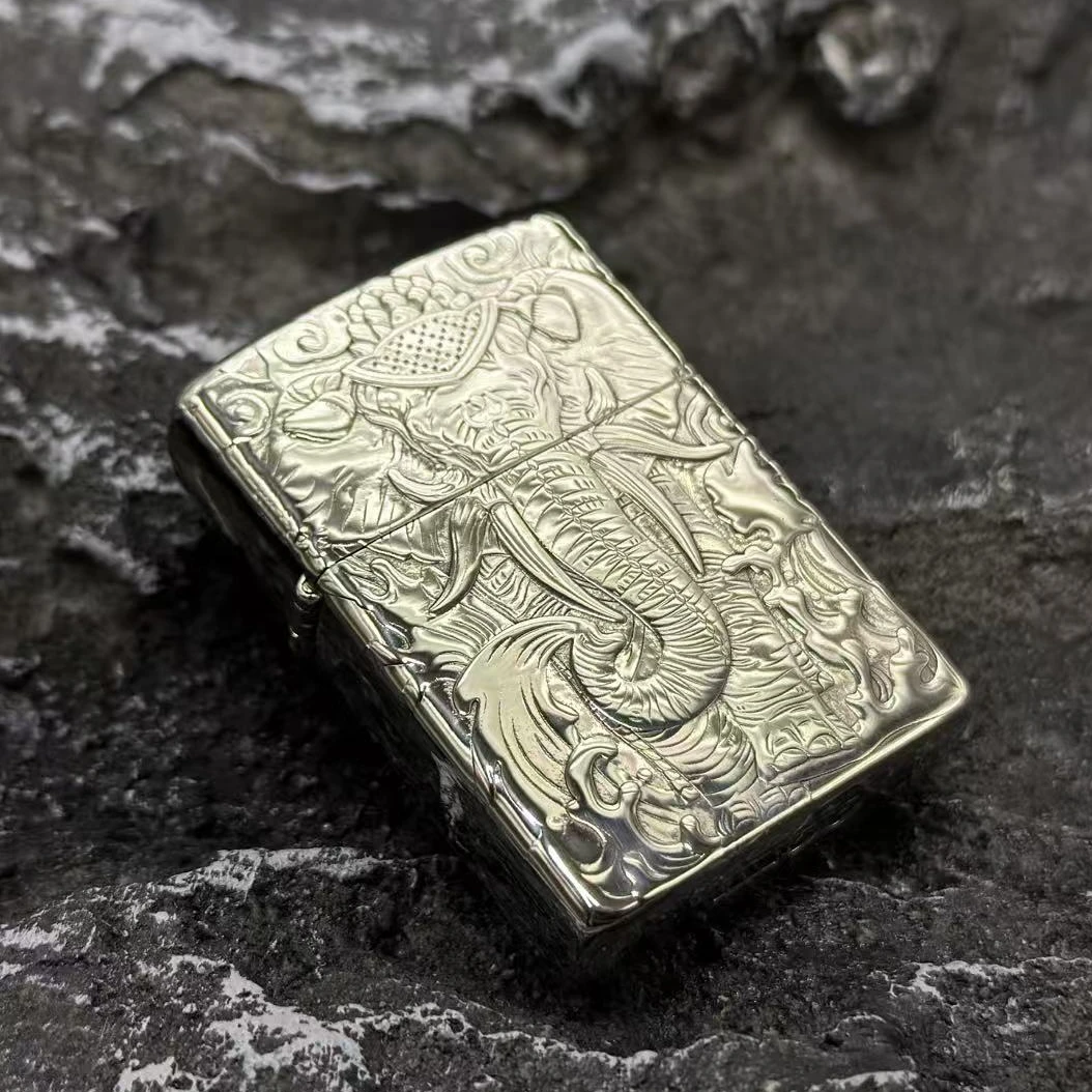 IMCO 封侯拜象 白铜 9100 打火机