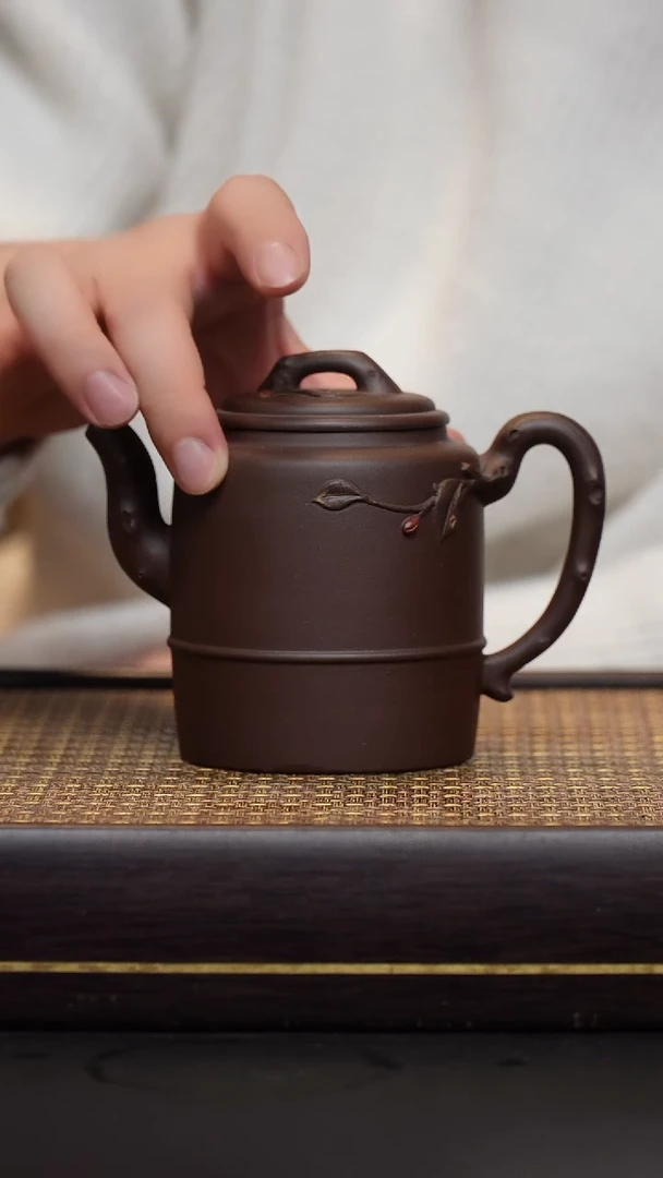 茶壶紫砂紫砂 枯木逢春