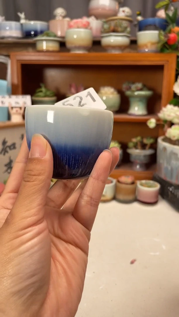瓷片521知木小芳花盆