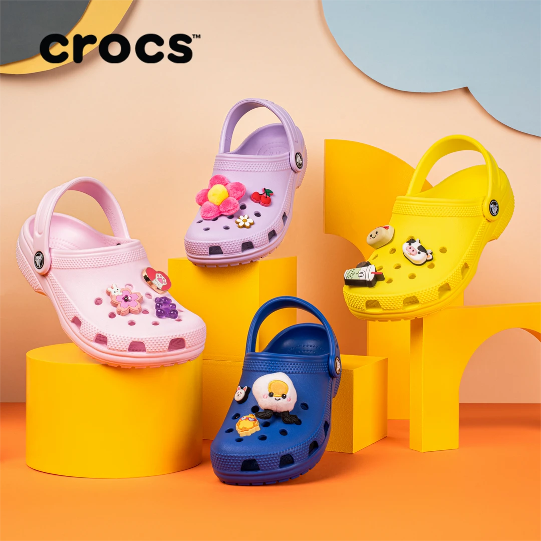 CROCS/卡骆驰【4鞋花-经典洞洞鞋】儿童凉鞋|206991/206990