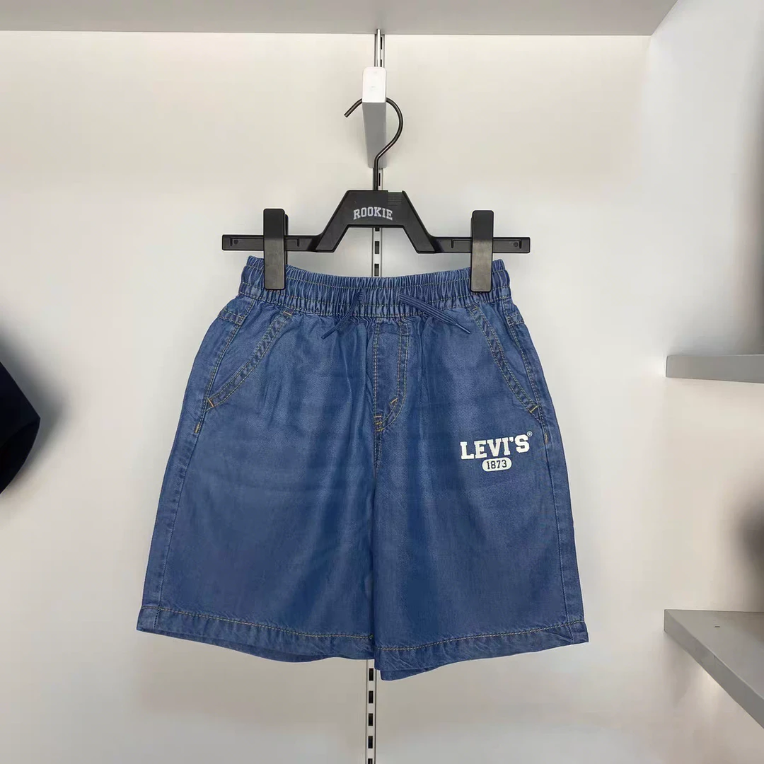 Levi's李维斯儿童装夏季裤子运动时尚舒适休闲牛仔短裤 LV2522128