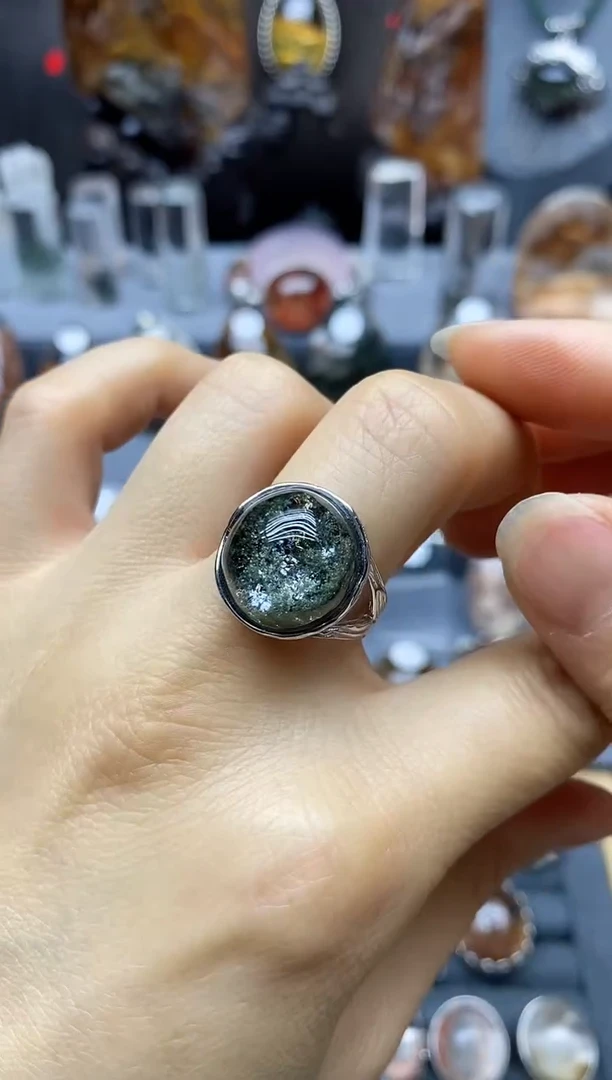 【闪购商品】水晶戒指银S925镶嵌水晶水晶