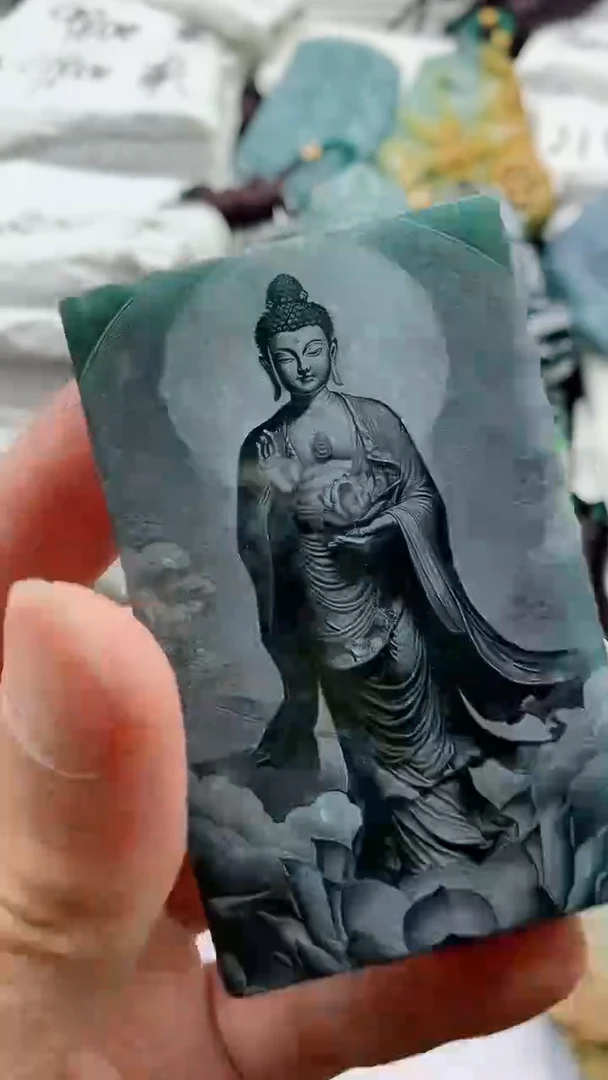 翡翠未镶嵌颈饰88888888