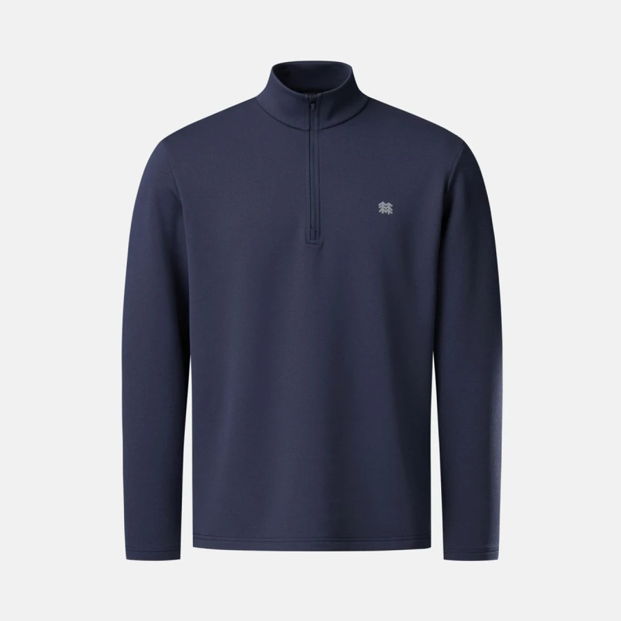 KOLON SPORT/可隆男士基本款拉链T恤长袖打底衫保暖舒适韩版