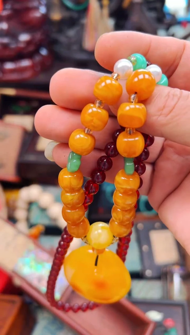 未镶嵌颈饰蜜蜡安哥精品专属链接e67