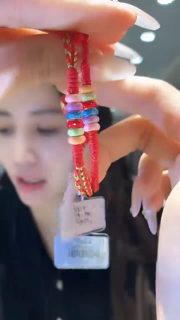 【闪购商品】定制足金手饰多巴胺手绳多样性发一