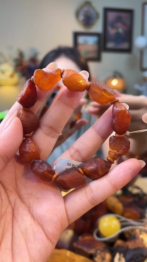 手串琥珀未镶嵌手串