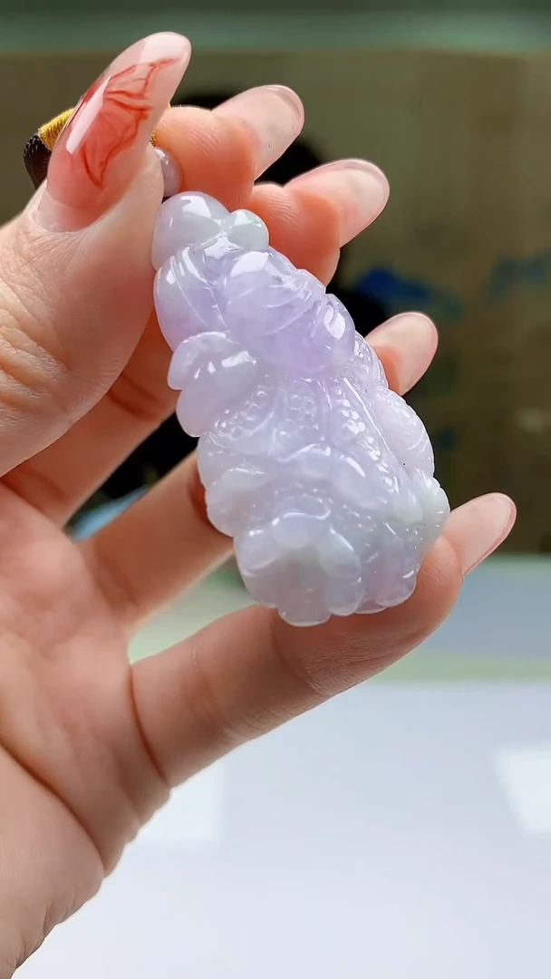 【闪购商品】定制翡翠未镶嵌4902ty-毛货挂件25