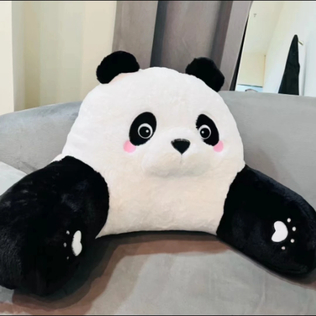 熊猫玩偶靠枕久坐阅读多用