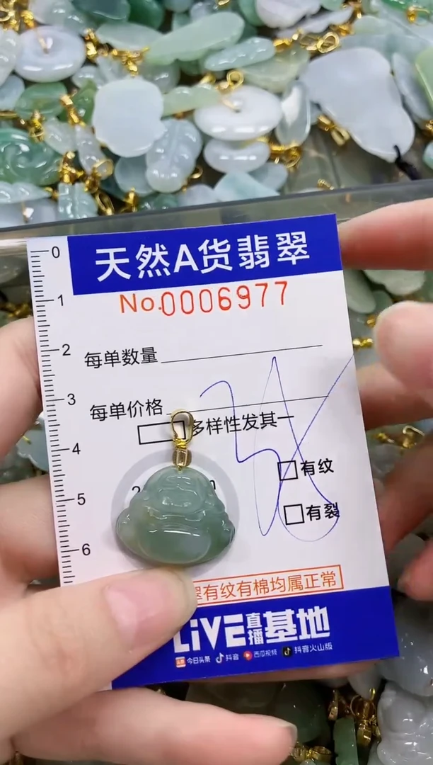 颈饰未镶嵌翡翠天然A货翡翠