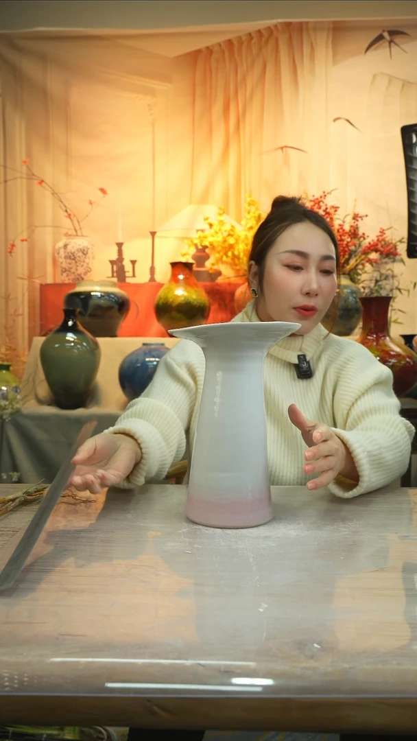 高26口18高温陶瓷花瓶