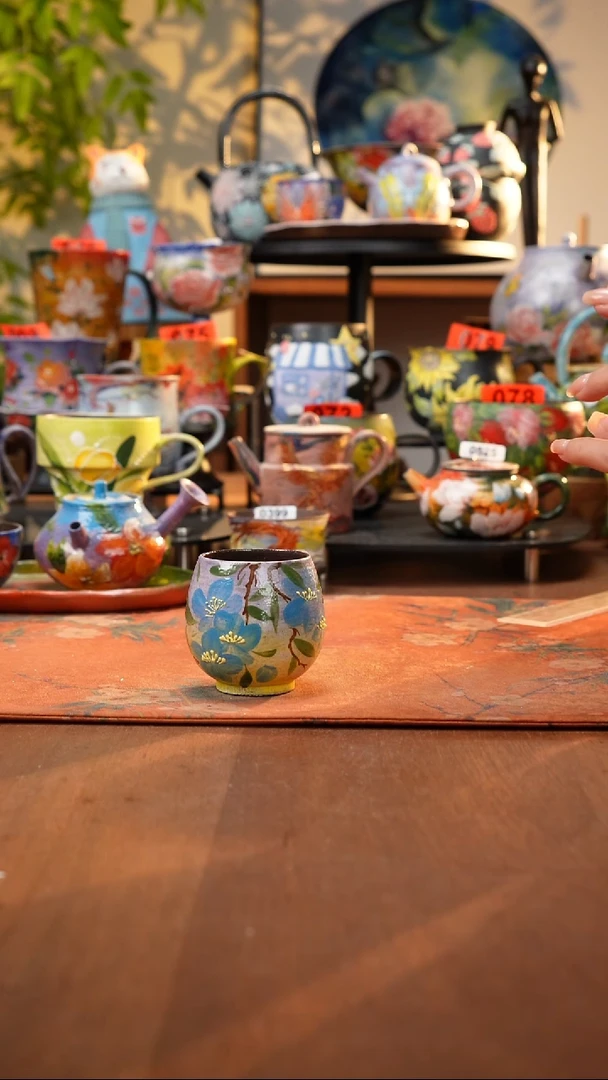 瓷片景德镇手工手绘162