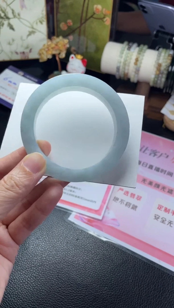 未镶嵌手镯定制翡翠正圈ZBZXDZS-39-SZ