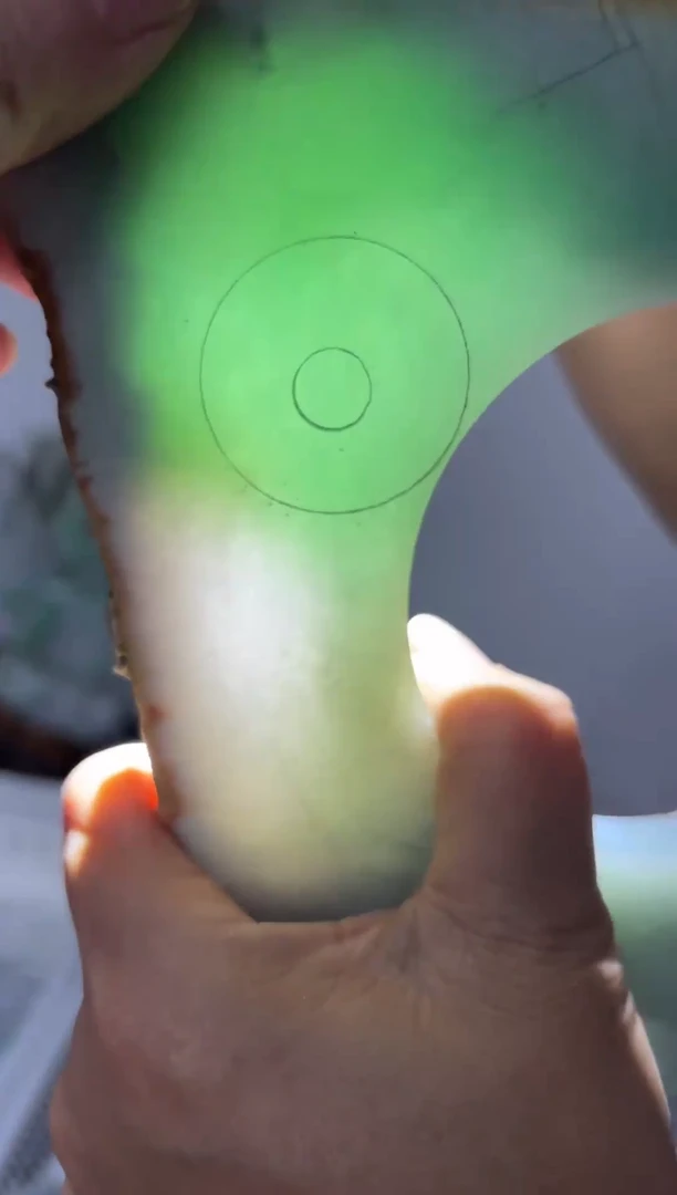 定制翡翠未镶嵌平安扣