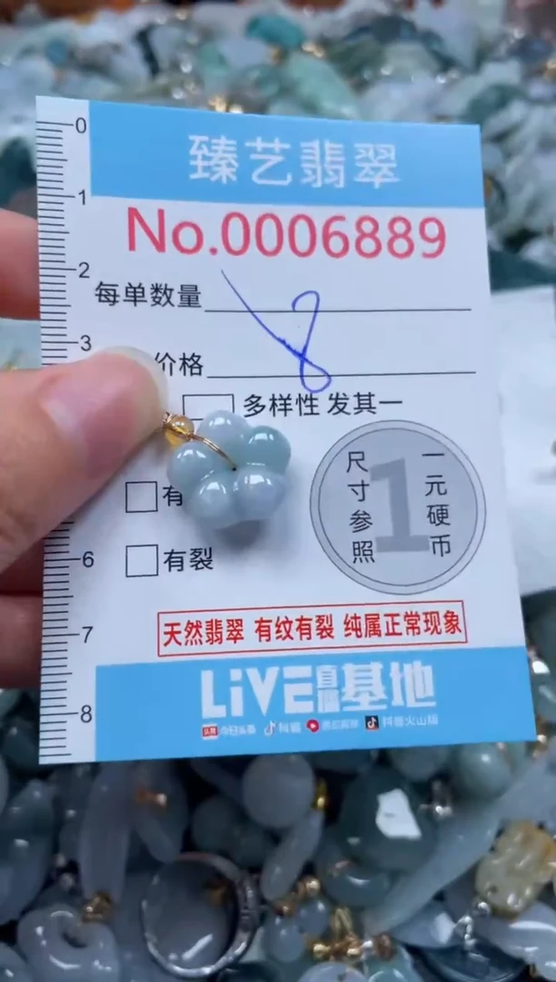 颈饰未镶嵌翡翠6889