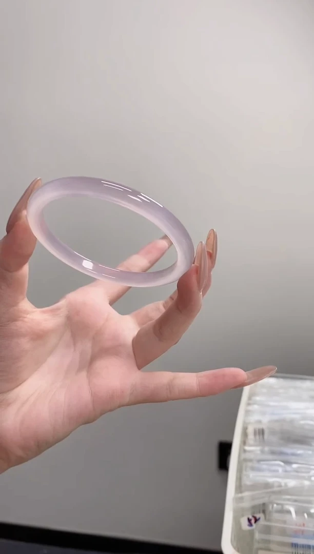 手镯玛瑙/玉髓未镶嵌62-63紫霞