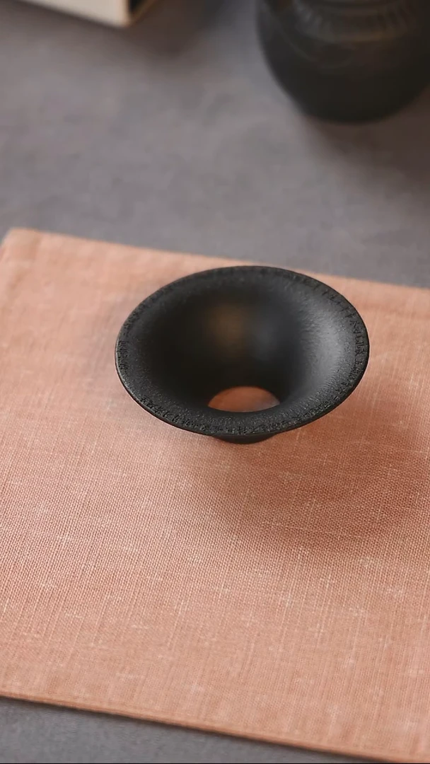 紫砂盖置焐灰七碗茶诗盖置