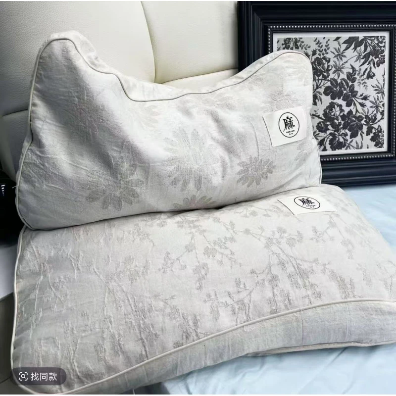 【大美福利】棉麻枕头一只装望岳