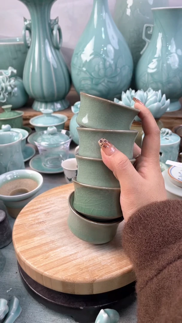 【闪购商品】特价福利 微瑕 慧仙青瓷