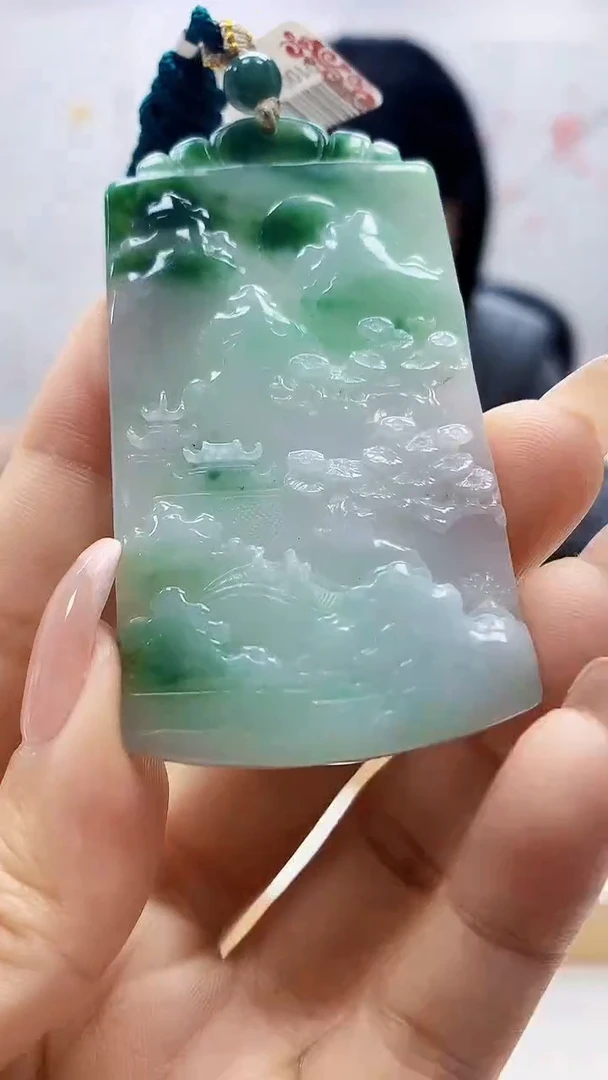 未镶嵌定制翡翠5155ty-毛货挂件23