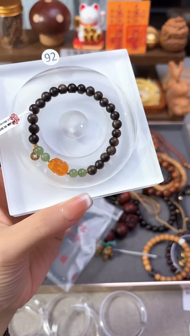 手串柏木未镶嵌认准编号92