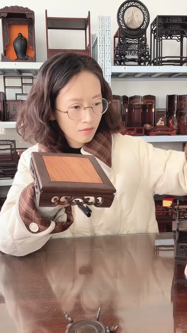 风车木（黑檀木）孤**泪正方底座12*12    10