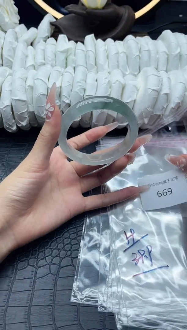 翡翠手镯未镶嵌X*X所见即所得669