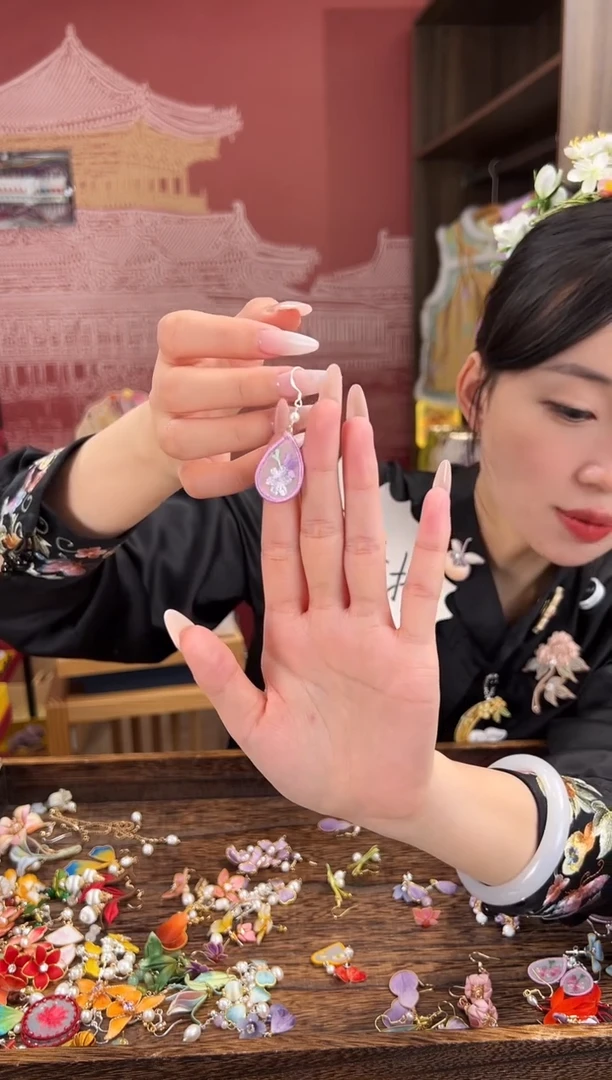 【闪购商品】刺绣苏绣世家非遗手工（耳环）