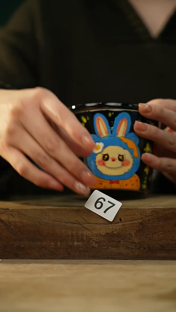 【闪购商品】瓷片新品！设计师款手绘/咖啡杯 乘以