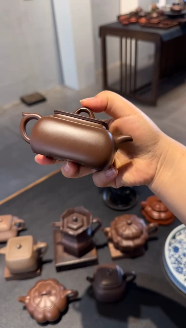 茶壶紫砂??长四方 紫砂壶