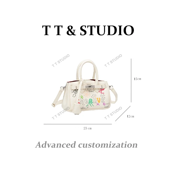 【TT Studio】QYX-9906-米白色 RAIN.CUN简约腋下斜跨轻奢女包