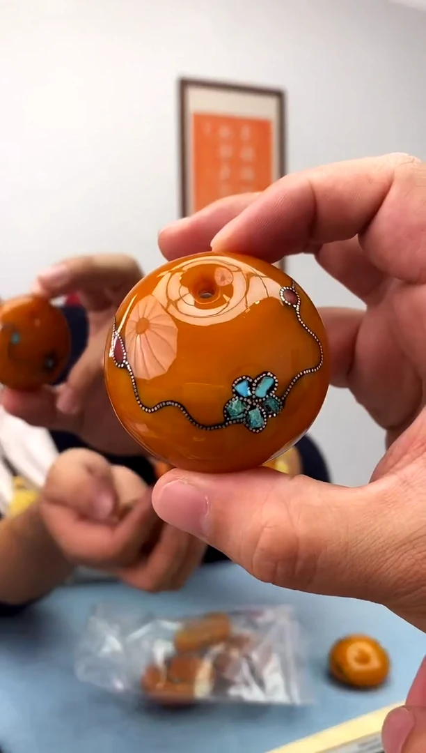 未镶嵌蜜蜡珠宝奇石假一罚十，发一件赠绳041