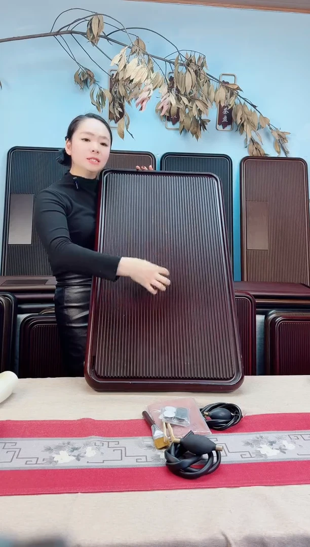 千川红色款式茶盘90*50*5