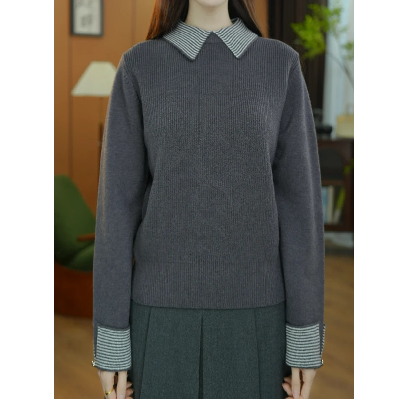 【冬季新款】秋冬小衫打底百搭时尚高品质针织羊毛小开衫