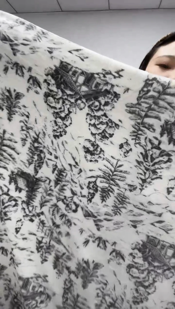 法兰绒5x2.3面料尺寸主播介绍为准单面