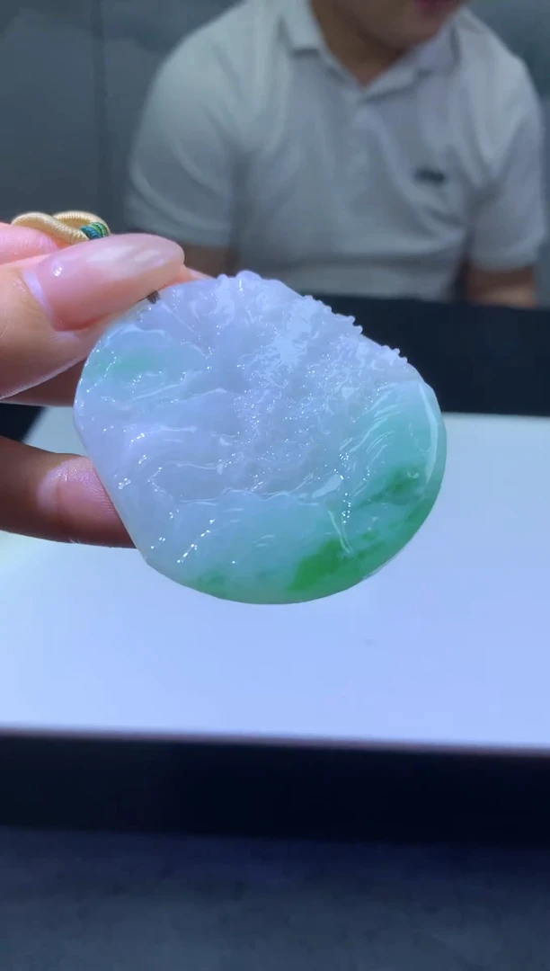 【闪购商品】定制翡翠未镶嵌013ee-毛货山水46
