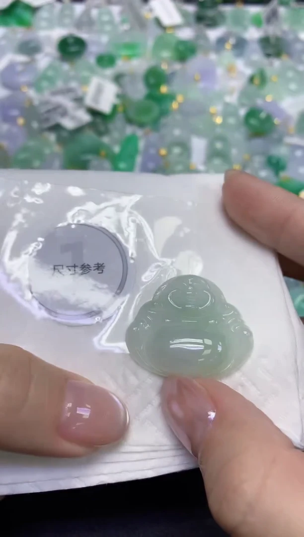 颈饰未镶嵌翡翠天然缅甸翡翠A货百元以上9元证书费自理