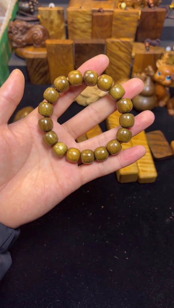 【闪购商品】楠木（金丝楠）手串/手链1.2桶珠手串113