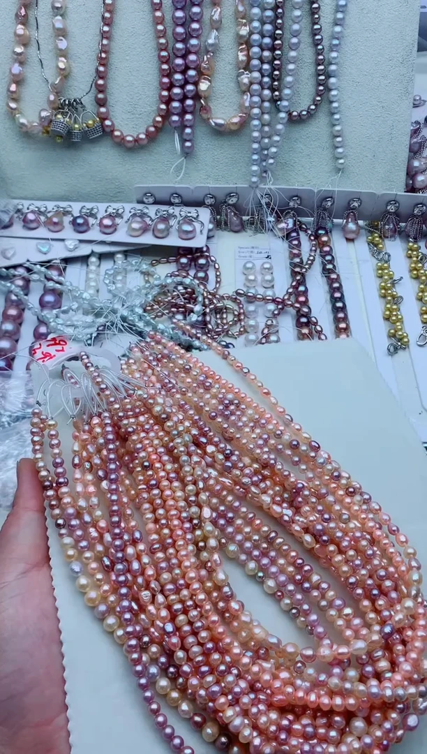 淡水珍珠未镶嵌颈饰淡水珍珠项链多样性发其一