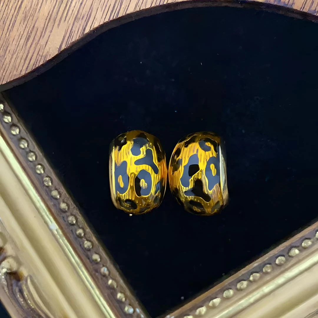 铜合金锆石耳饰 高品质银针耳饰272