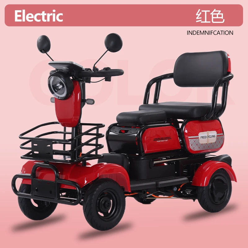 【雨棚款】2025新款电动四轮车锂电车老年代步车Q2.0