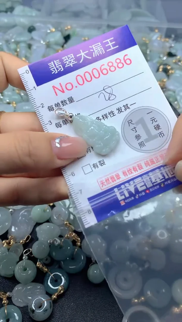 颈饰未镶嵌翡翠6886