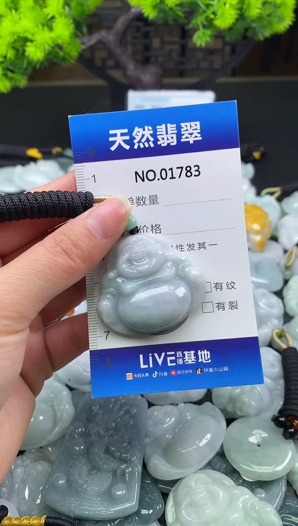 颈饰未镶嵌翡翠天然缅甸翡翠1783