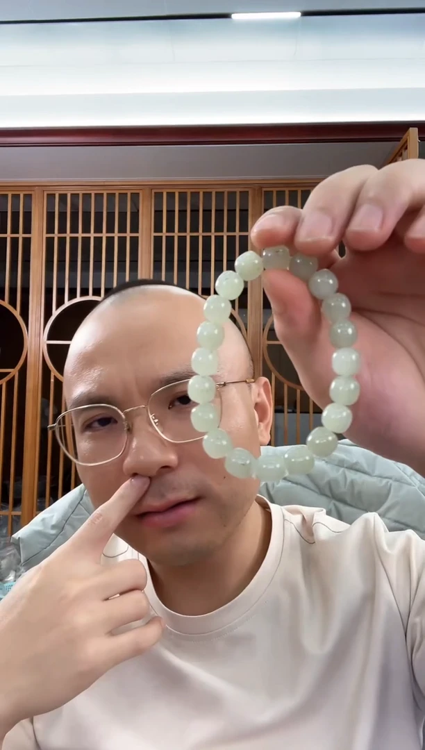 未镶嵌手串和田玉卡12青海野牛沟