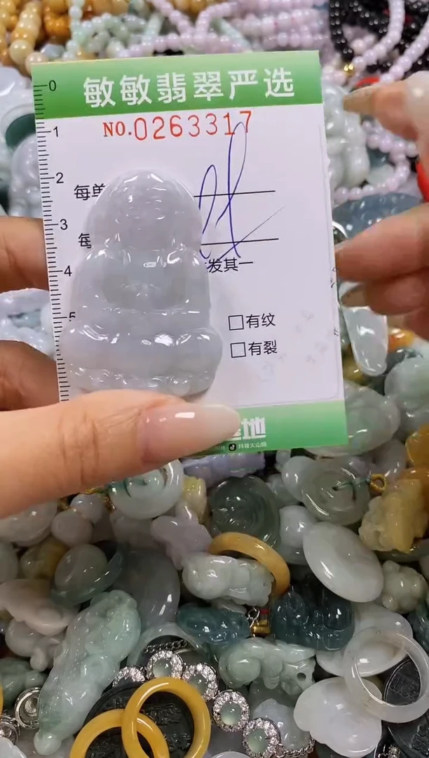 翡翠未镶嵌颈饰闪购0263317