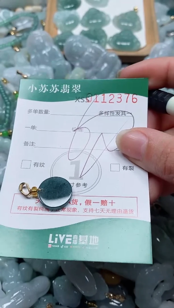 【闪购商品】翡翠颈饰未镶嵌闪购商品0112376