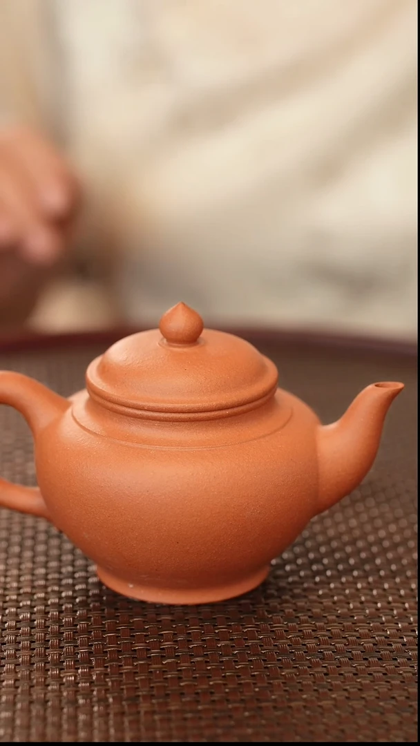 茶壶紫砂全手 红清水 笑樱 180cc