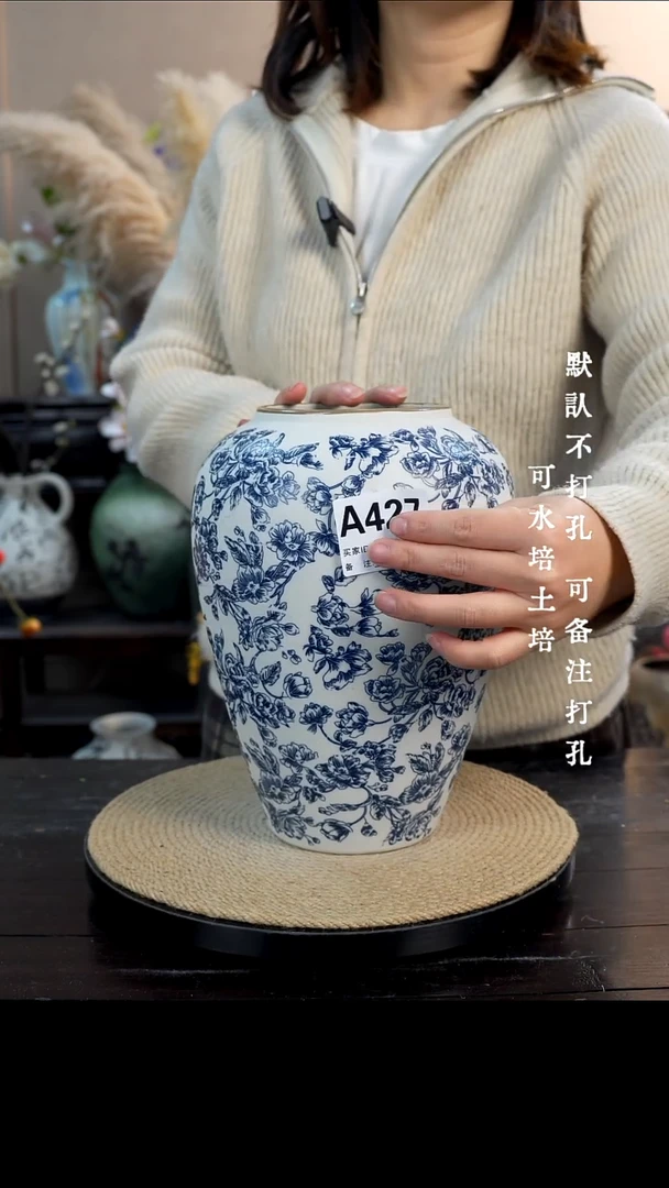 摆件陶瓷427景德镇高档陶瓷花瓶