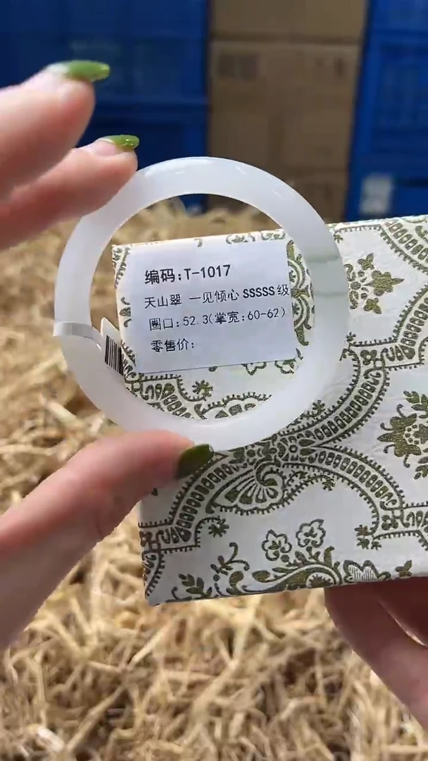 未镶嵌手镯石英质玉T-1017
